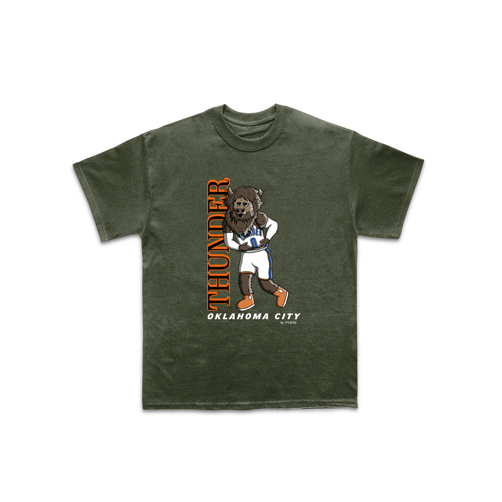FVRTE Oklahoma City Thunder Rumble 'Scot Short Sleeve Tee